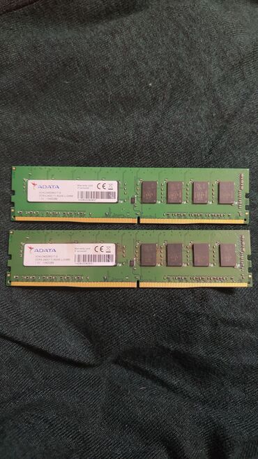 Оперативная память (RAM): Оперативная память, Б/у, ADATA, 16 ГБ, DDR4, 2400 МГц, Для ПК