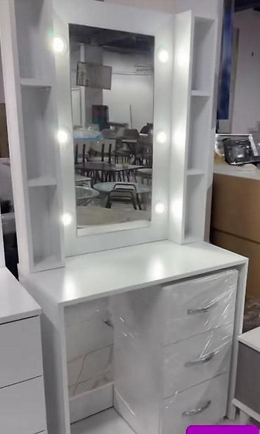 Fa, Kozmetički sto sa ogledalom i LED rasvetom – 150 x 80 cm - — 2