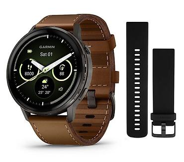 Garmin: Смарт‑часы Garmin Veno 45m (круглый AMOLED‑дисплей) с комплектом — 1