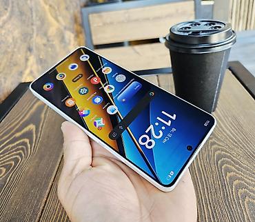 Мобильные телефоны и аксессуары: Poco X6 Pro 5G, Б/у, 256 ГБ, цвет - Белый, 1 SIM, 2 SIM — 1
