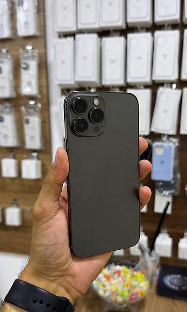 iphone 13 256: IPhone 13 Pro Max, 128 GB, Graphite, Face ID, Simsiz şarj, Zəmanət — 1