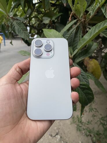 iphone xr qiymeti irşad: IPhone 15 Pro, 128 ГБ, Natural Titanium, Face ID
