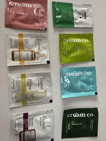 esək sudu kremi: Kosmetik dəst, 8 məhsul, Yeni, Ünvandan götürmə, Pulsuz çatdırılma, Ödənişli çatdırılma — 1