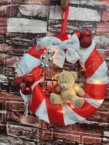 Praznična dekoracija: Venac, bоја - Šareno, Novo — 4