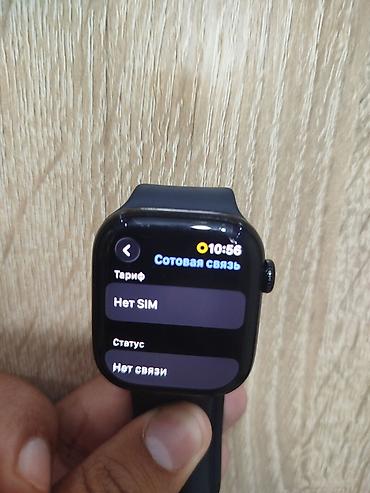 чехол на 7: Apple Watch Series 10 GPS + Cellular + esim, 42 мм, цвет Jet black — 3