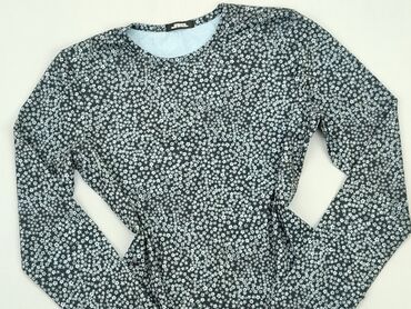 czarne bluzki bawełniane damskie: Blouse, L (EU 40), condition - Perfect