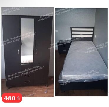 Uşaq və gənc otağı üçün dəstlər: Oğlan və qız üçün, Yeni, Təknəfərlik çarpayı, Dolab, Tumba