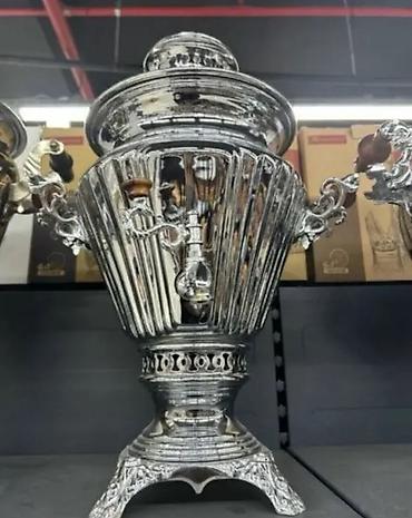 Qədim samovarlar: Od Samovarlar satılır.Çeşidlər var. Samovarlar ölçüsü və qiyməti Boz — 5