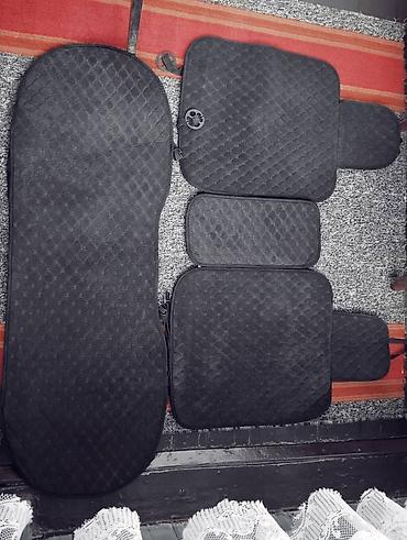 Чехлы и накидки на сиденья: Чехлы Тканевые, цвет - Черный, Lexus, Б/у, Самовывоз — 9