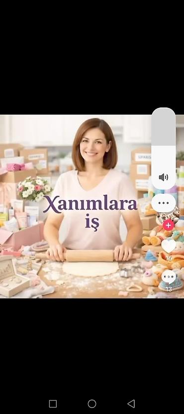 evde qablaşdırma işi: Ev köməkçisi tələb olunur, Dəyişən qrafik — 1