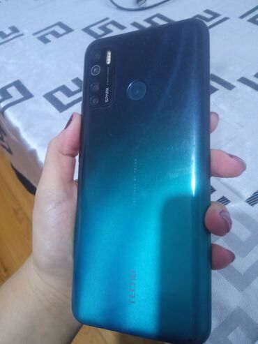 Tecno: Tecno Spark 5 Pro, 128 GB, rəng - Göy, Barmaq izi, İki sim kartlı