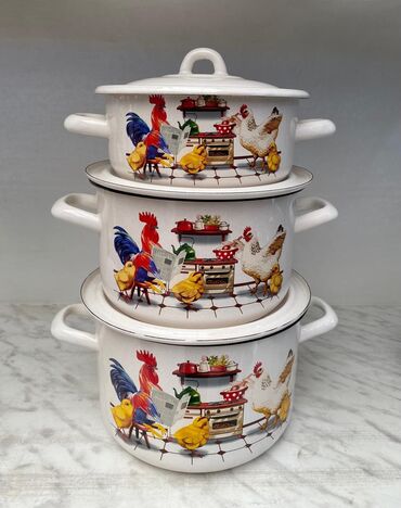 Kimya: Qazan, Çuqun, 3 l, Kukmara, Rusiya
