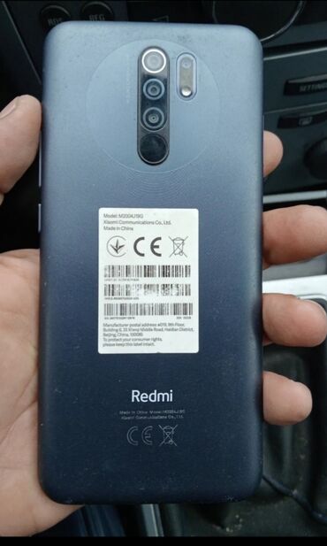 Xiaomi: Xiaomi Redmi 9, 32 GB, rəng - Boz, 
 Sensor, Barmaq izi, İki sim kartlı