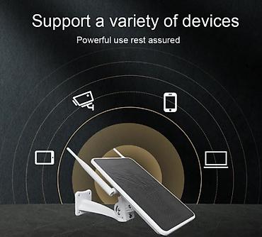 Модемы и сетевое оборудование: Солнечный 4G Wi‑Fi роутер с аккумулятором и настенным кронштейном — 5
