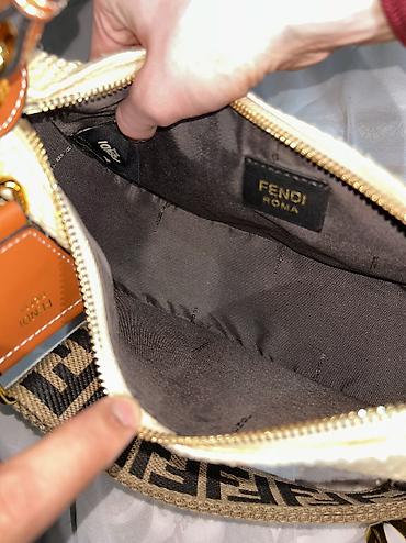 Классические сумки: Классическая сумка, Fendi, Италия, Материал: Комбинированный материал, Оригинал, Женские, Новый — 10