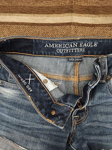 baggy джинсы: Джинсовые шорты American Eagle Outfitters. В отличном состоянии — 4