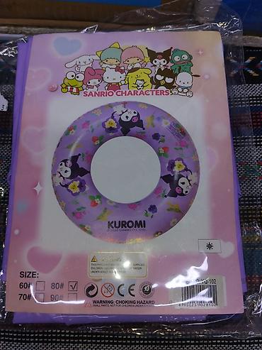 cha: Надувной круг для плавания Sanrio Characters — Kuromi - Официальная — 1