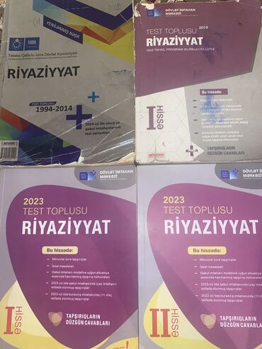 Testlər: 2023 toplu sadəcə alınıb istifadə olunmayıb, vərəqi belə açılmayıb
