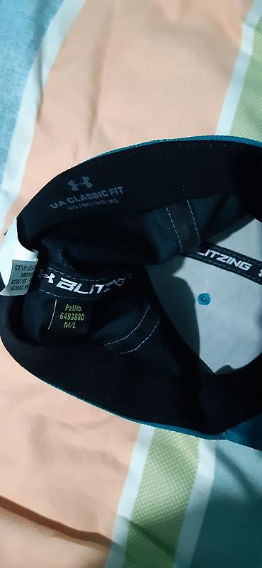 одежды для девочек: Бейсболка Under Armour Blitzing UA Classic Fit - Цвет: бирюзовый (с — 2