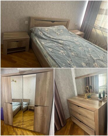 Sifarişlə çarpayılar: İkinəfərlik çarpayı, Dolab, Termo, 2 tumba, İşlənmiş