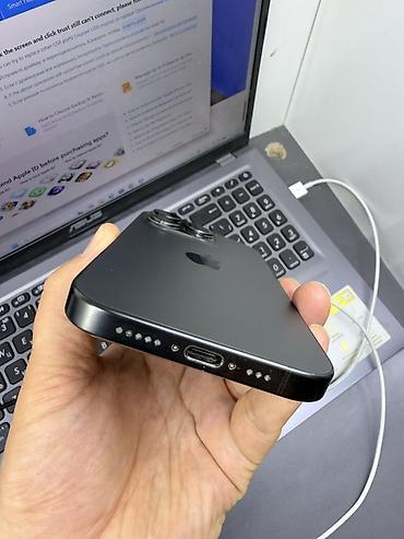 Apple iPhone: IPhone 15 Pro, Б/у, 128 ГБ, Черный, Защитное стекло, Чехол, 87 % at lalafo.kg — 3 Apple iPhone: IPhone 15 Pro, Б/у, 128 ГБ, Черный, Защитное стекло, Чехол, 87 % — 3