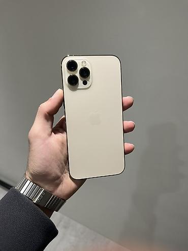 iphone 12 pro işlənmiş: IPhone 12 Pro Max, 256 GB, Qızılı, Face ID — 1