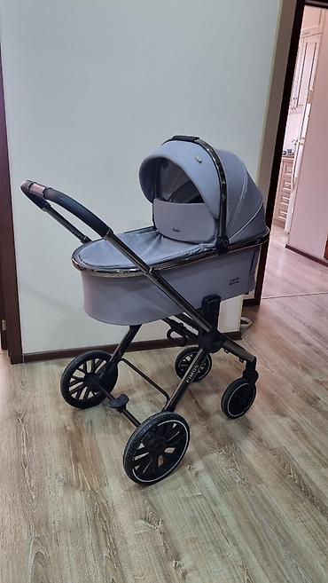 детская каляска: Классическая прогулочная коляска, Б/у — 4