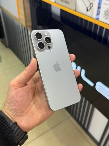 irşad telecom iphone: IPhone 15 Pro Max, 256 GB, Gümüşü, Simsiz şarj