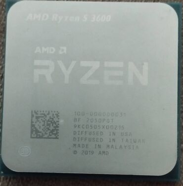 Жёсткие диски (HDD): Процессор AMD Ryzen 5 3600, 3-4 ГГц, 6 ядер, Б/у