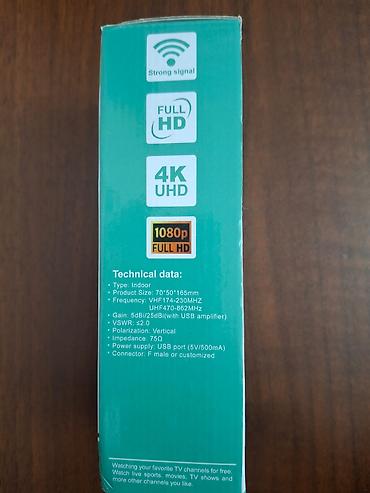 tv hd kabel: 2025 NEW HDTV Antenna PRO – Full HD/4K UHD rəqəmsal TV antenası — 6