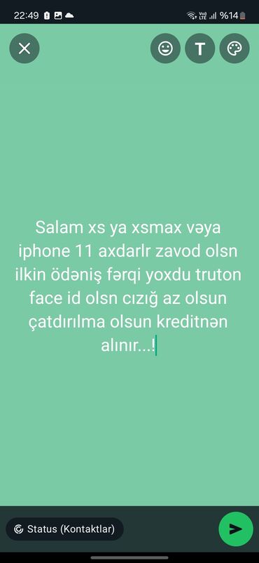 ayfon 13 pro max qiymeti: IPhone Xs Max, 64 GB, Ağ, Kredit, Face ID