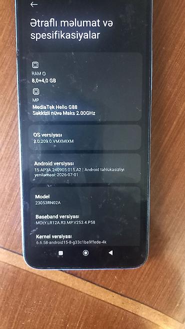 isdemis telfonlar: Xiaomi 12, 256 GB, rəng - Göy — 4
