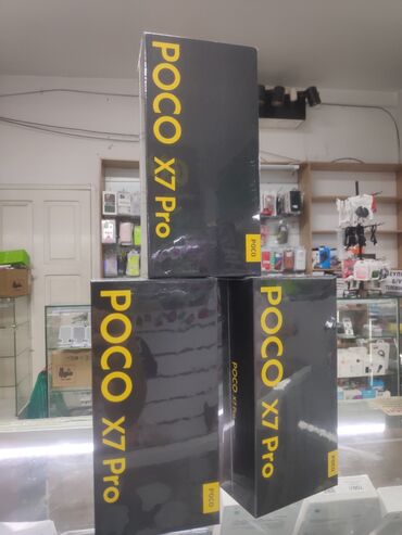 изогнутый экран: Poco X7 Pro, Новый, 256 ГБ, цвет - Черный, В рассрочку, 2 SIM