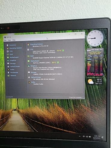 Dell: Dell 8GB SSd Kamera HDMI Procesor I5 8TH FHD. > > Prodajem Dell — 9