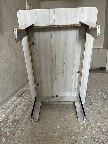 silver kitchen: Журнальный стол с прямоугольной столешницей под светлое дерево/мрамор — 4