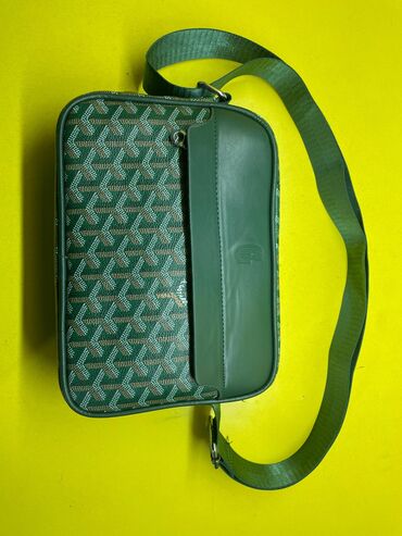 Классические сумки: 👜 Стильная барсетка в стиле Goyard 💚 ✨ Идеальный вариант для