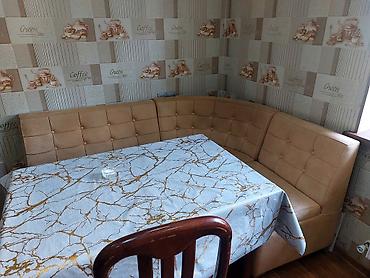 Divanlar: Mətbəx üçün L formalı yumşaq künc divanı - Rəng: bej - Forması: sağ — 2