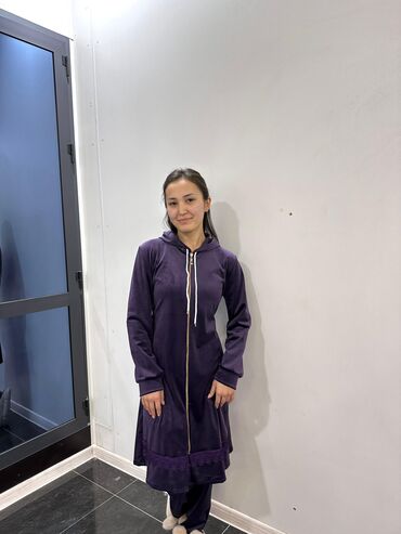 Повседневные платья: Повседневное платье, Made in KG, Зима, Длинная модель, Стандарт — 7