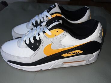 nike dunk low crno bele: NIKE Air Max 90 White Laser Orange Men's br.40,5 cm25,5 NOVO
FB