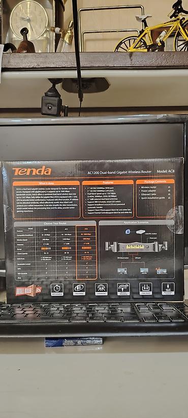modem tenda: Tenda AC1200 Dual-band Gigabit Wireless Router (Model: AC8) — 3