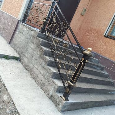 Изготовление перил: Изготовление перил Материал: Кованное железо, Наружные, Бесплатная доставка — 7