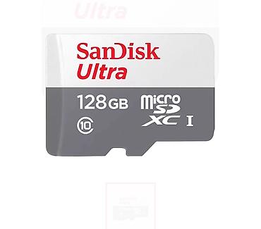 memory card: SanDisk Ultra microSDXC UHS-I yaddaş - Tutum variantları: 64 GB, 128 — 6