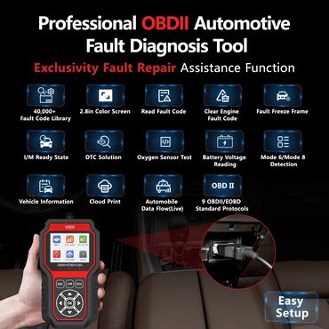 Alati za automobile: NOVO - V600 OBDII+EOBD+CAN Auto Dijagnostika V600 Ugrađena biblioteka — 9