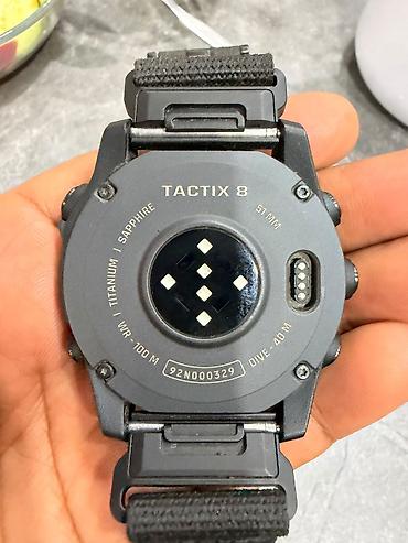 манитор авто: Garmin Tactix Ceracote Slate Gray 8 (51 мм) — премиальные тактические — 6