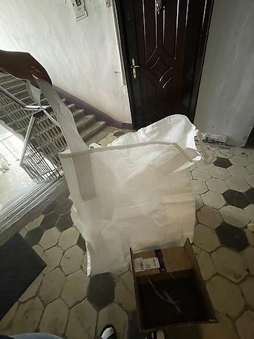 torba asfalt: Ağ rəngli böyük həcmli polipropilen “big-bag” kisə - Material: sıx — 7