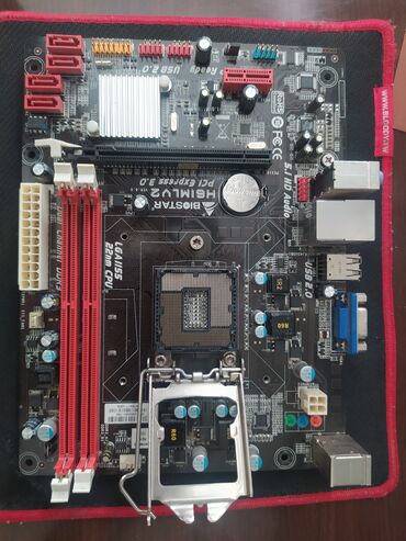 куплю материнскую плату бу: Комплект Материнская плата + процессор Biostar H61MLV2 intel-core