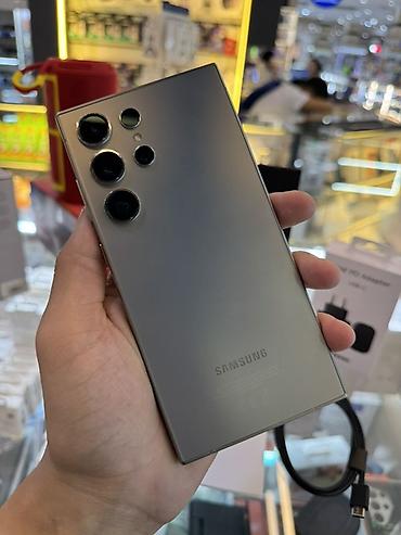 Samsung Galaxy S24 Ultra, Б/у, 256 ГБ, цвет - Серый