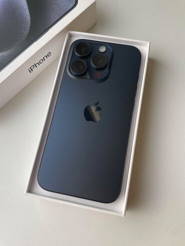 Mobil telefon və aksesuarlar: IPhone 15 Pro, 256 GB, Blue Titanium