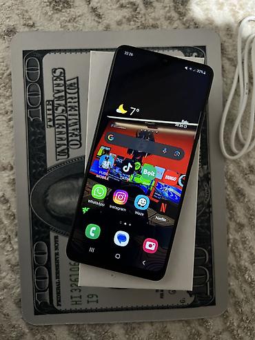 Samsung: Samsung Galaxy A32, 64 GB, rəng - Qara, Barmaq izi, Face ID — 1