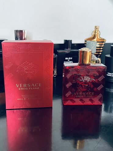 мужск: Versace Eros flame 🔥🫦100ml целый флакон Сводит с ума любих девушек